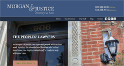 Desktop Screenshot of morganandjustice.com